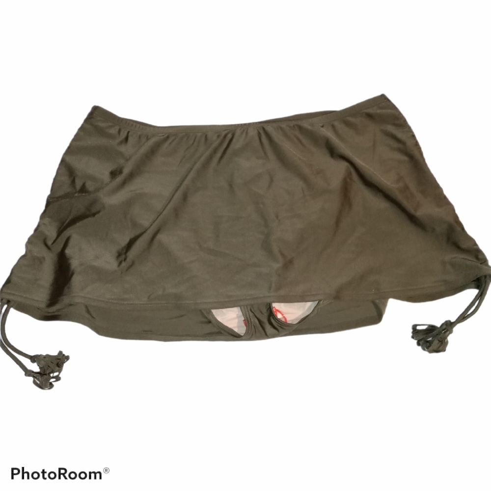 Cacique Cinch Side Skirted Swim Bottom - Picture 1 of 5